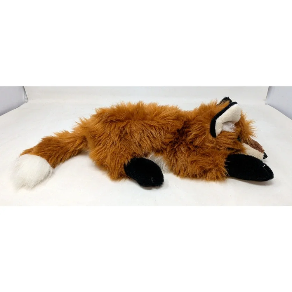 NWT Folkmanis RED FOX Plush Realistic Full Hand Puppet Plush Stuffed Animal